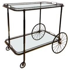 1960s Bronze Drinks Trolley or Bar Cart