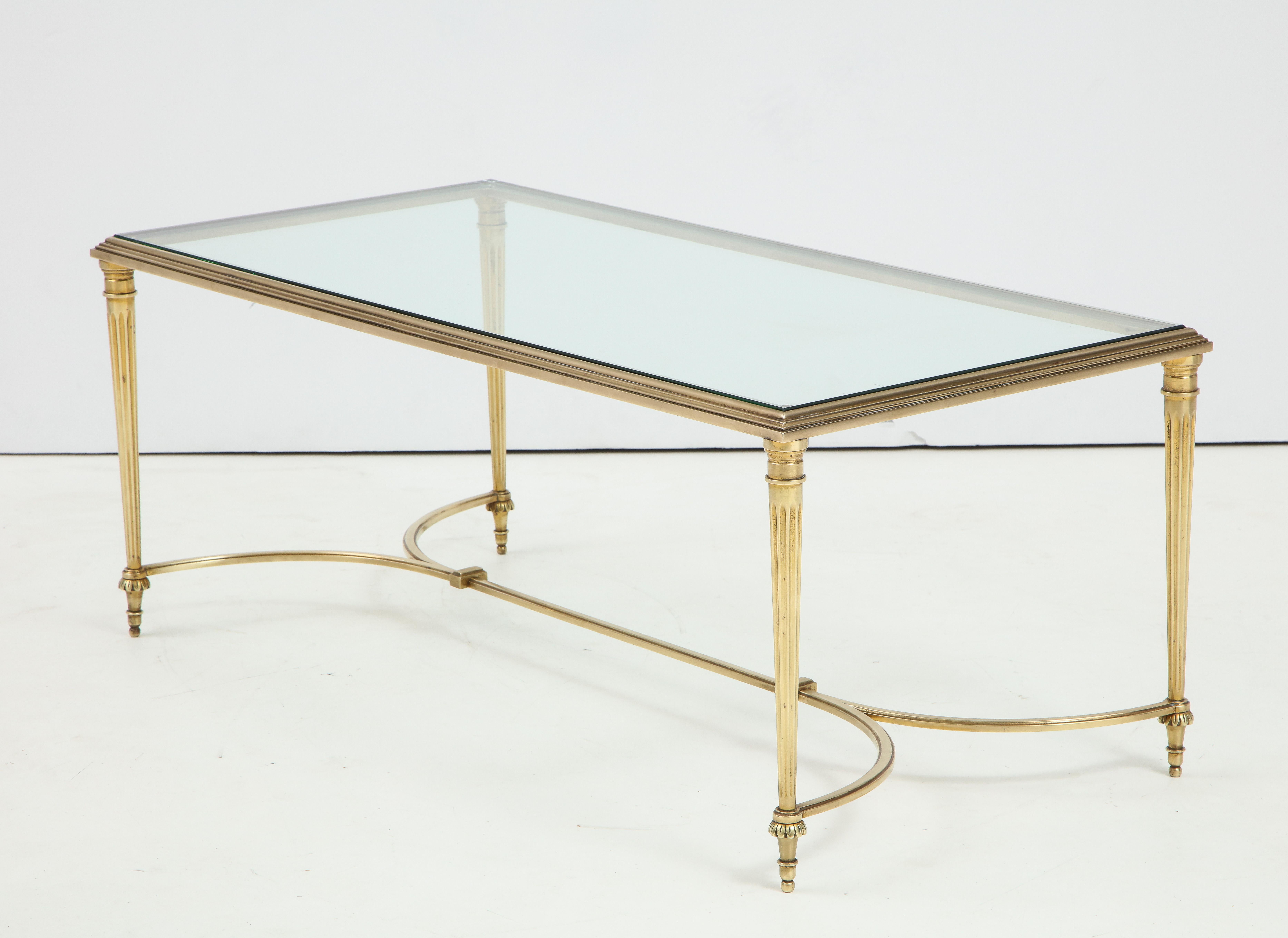 1960s Bronze French Coffee Table 7
