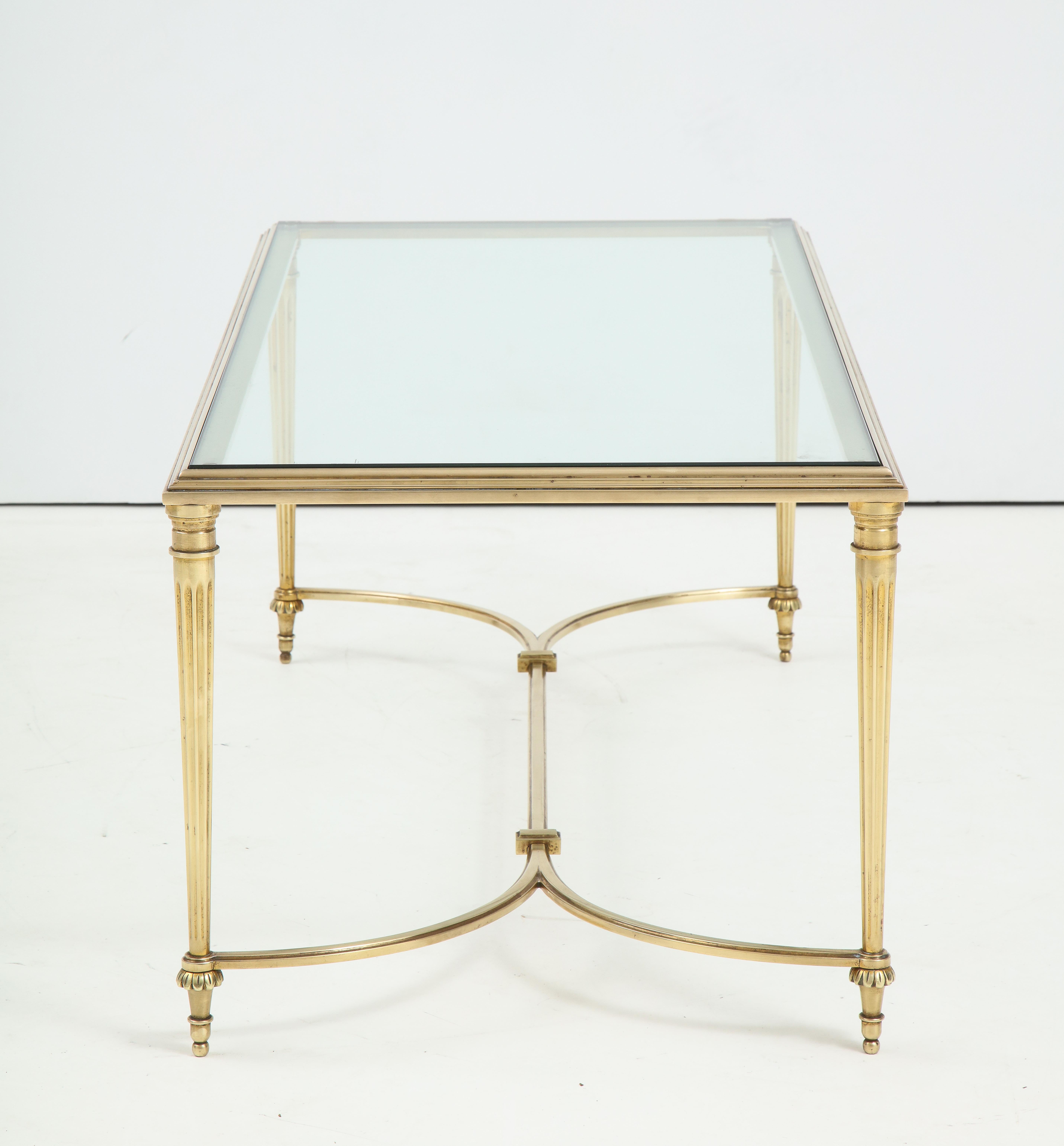 1960s Bronze French Coffee Table 4