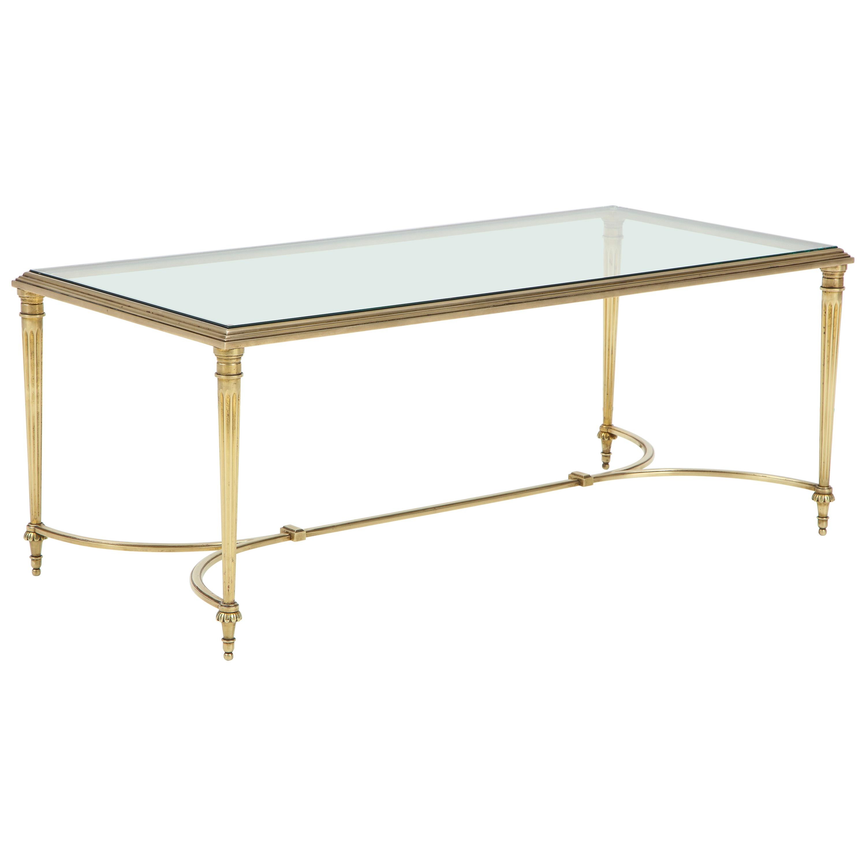 1960s Bronze French Coffee Table
