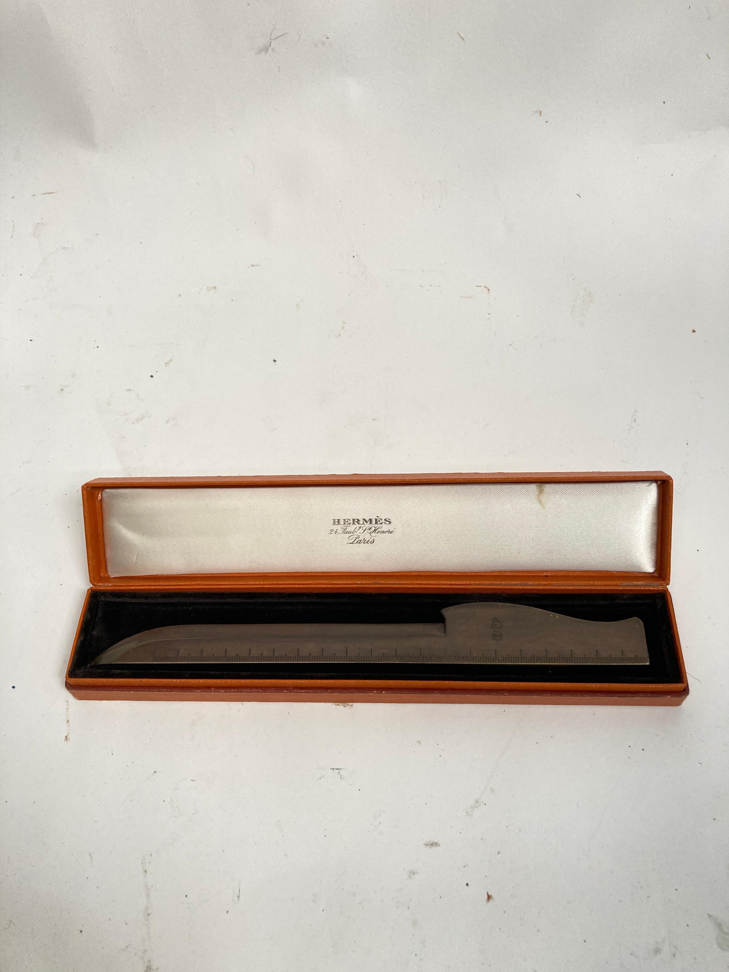 1960's bronze letter opener by Hermès
France
Rare piece