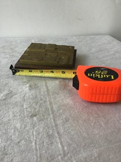 1960s Bronze Plaque of European Buildings by Seco