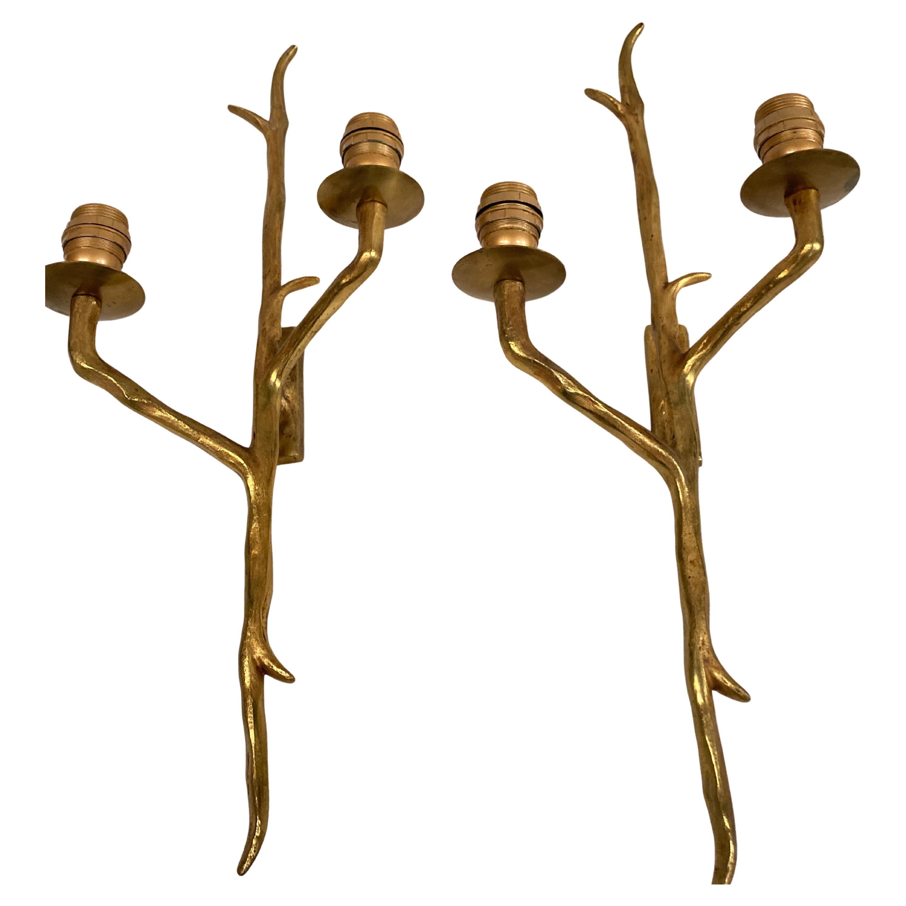 Applique in bronzo degli anni '60 nello stile di Felix Agostini