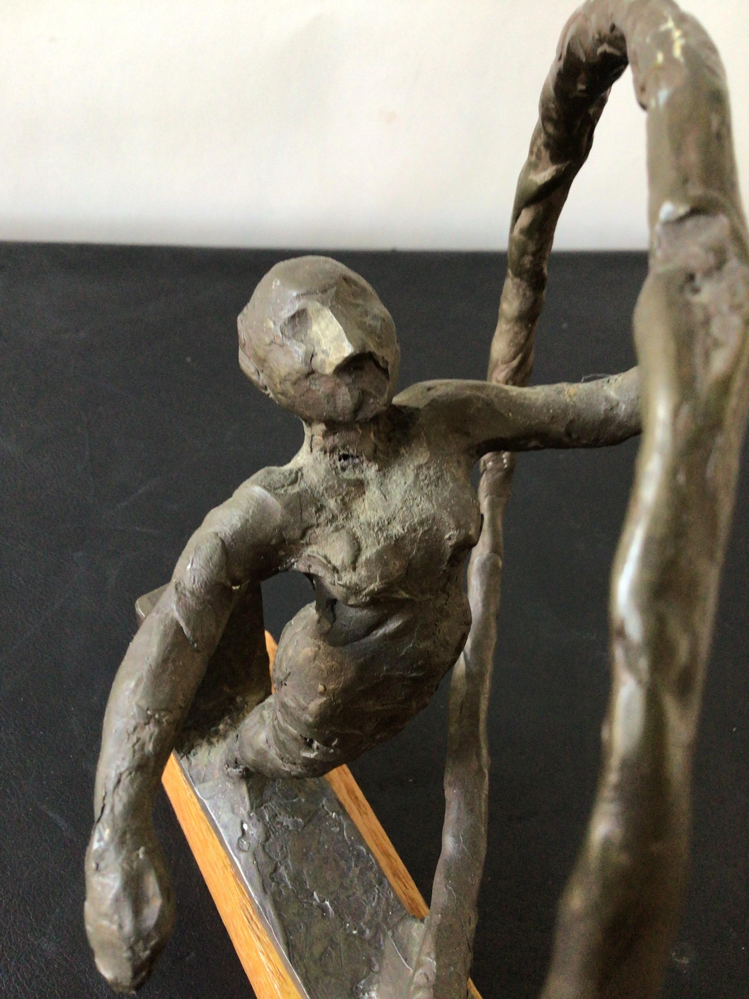 1960er Bronze-Skulptur einer nackten Frau im Angebot 4