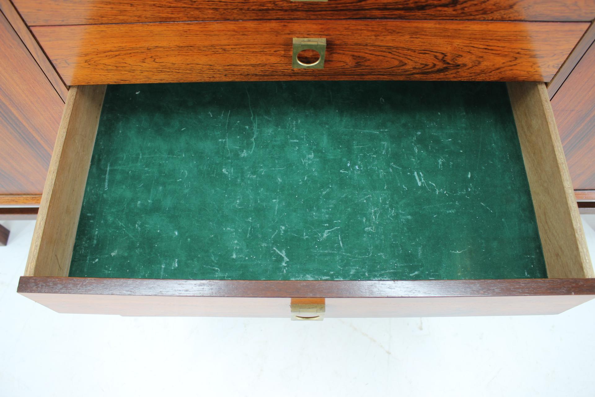 1960s Brouer Møbelfabrik Palisander Sideboard, Denmark In Good Condition In Praha, CZ