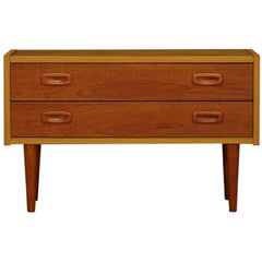 1960s Brown Cabinet Vintage Danish Design Teak