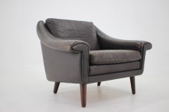 1960s Aage Christiansen ''Matador" Leather Danish Armchair