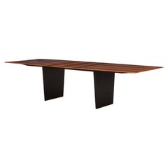 1960s Brown Tawi Wood Dining Table by Edward Wormley 'B'