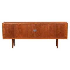 1960s Brown Teak Sideboard by Hans Wegner