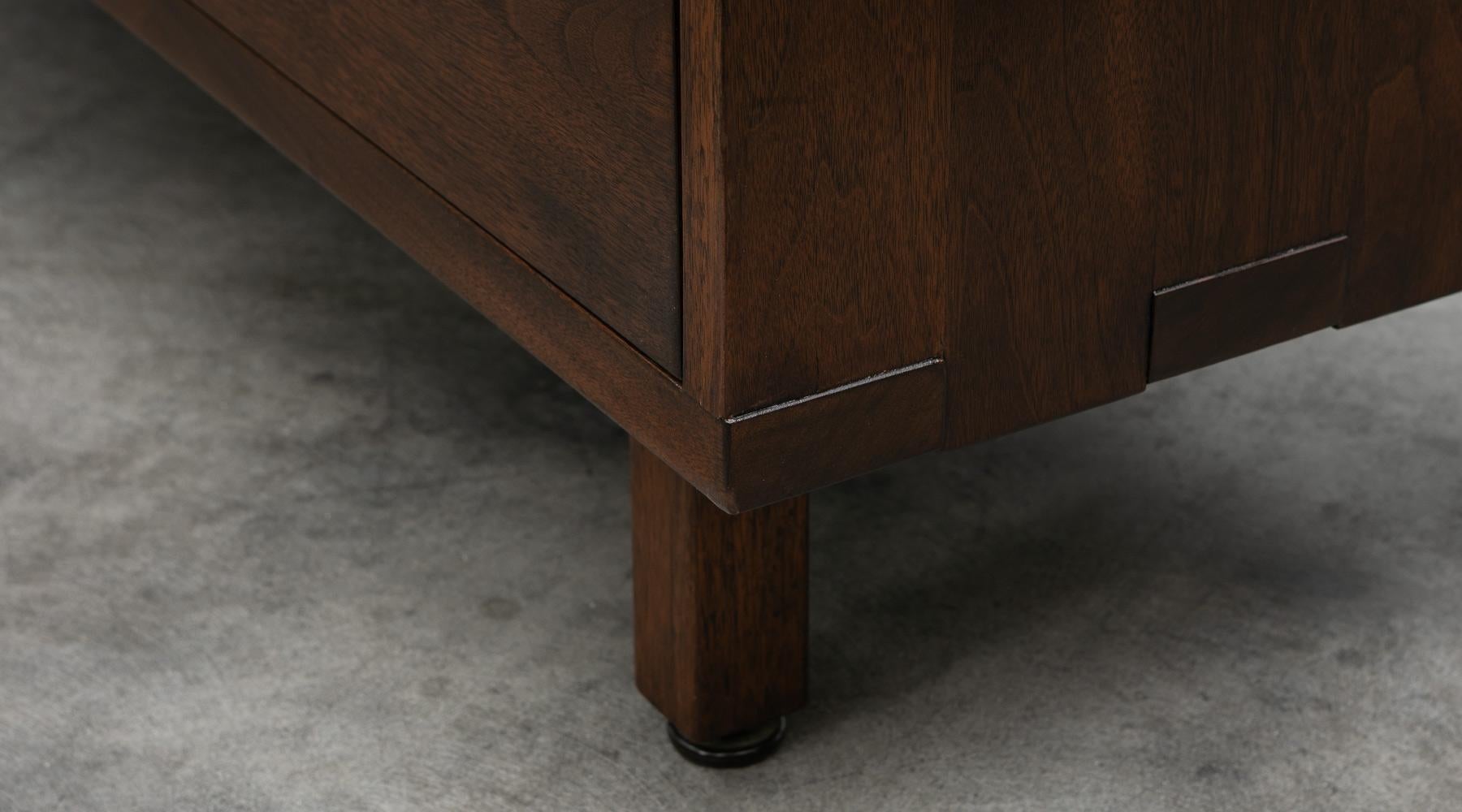 1960s Brown Walnut Sideboard by Edward Wormley with Rosewood Details 3