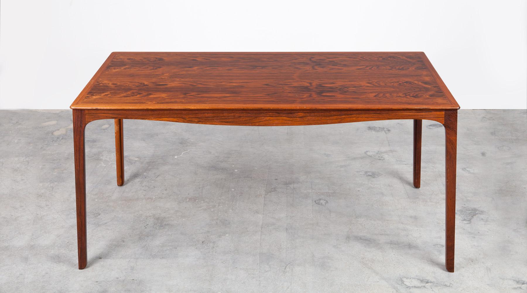 Danish 1960s Brown Wooden Side Table by Ole Wanscher 'b' For Sale