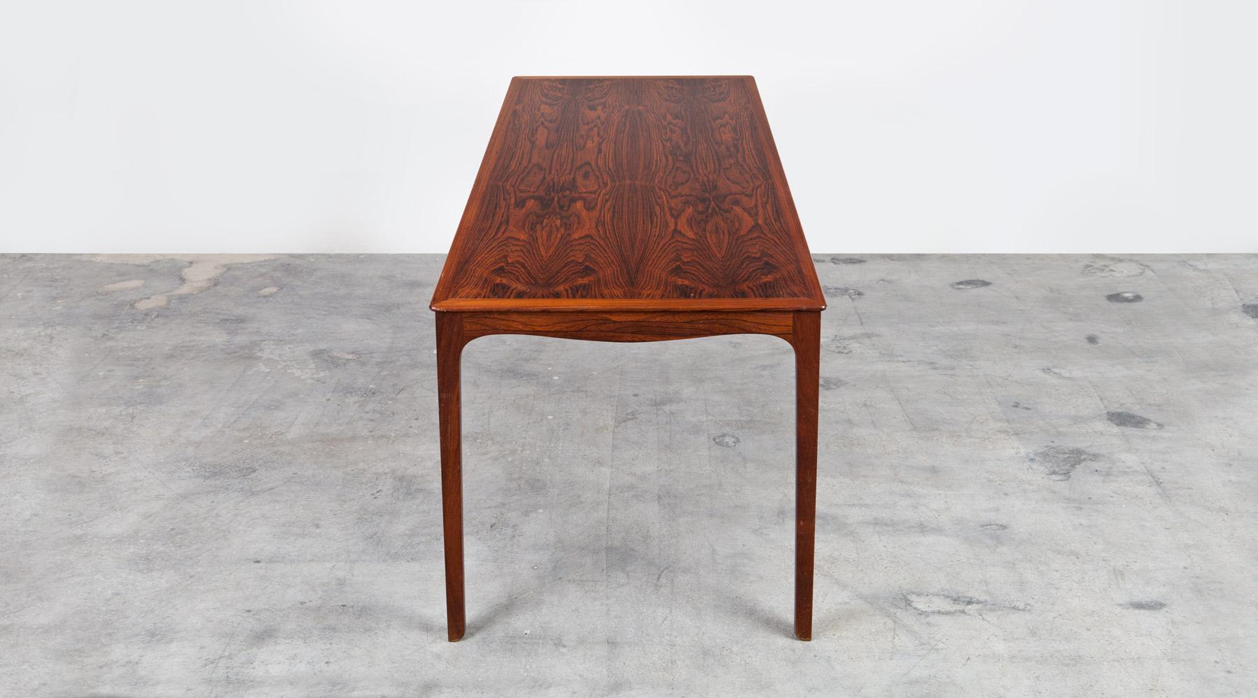 1960s Brown Wooden Side Table by Ole Wanscher 'b' In Excellent Condition For Sale In Frankfurt, Hessen, DE