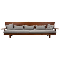 1960s Brown Wooden Sofa by George Nakashima 'B'