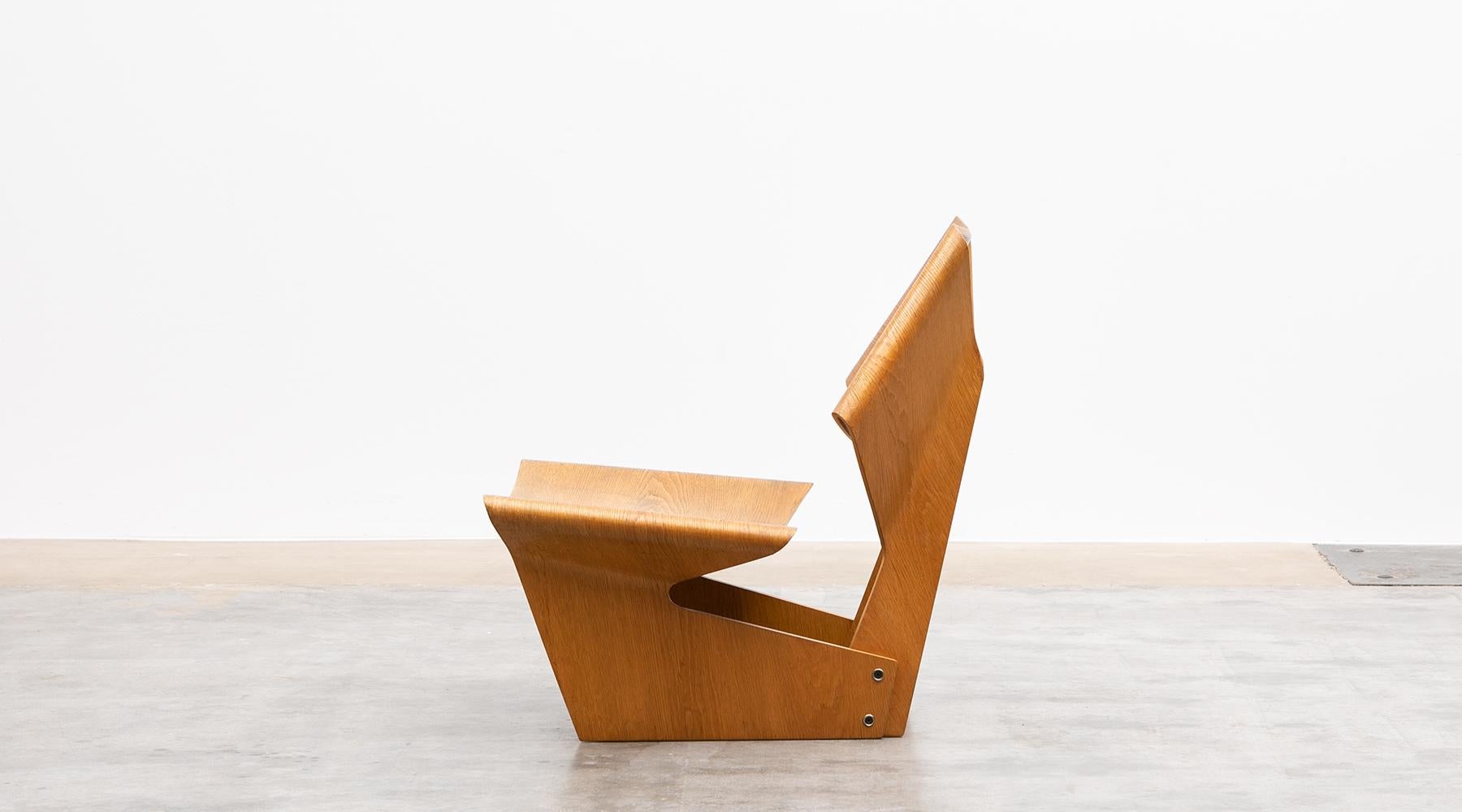 Svedese Sedia in legno compensato di teak marrone del 1960 di Grete Jalk