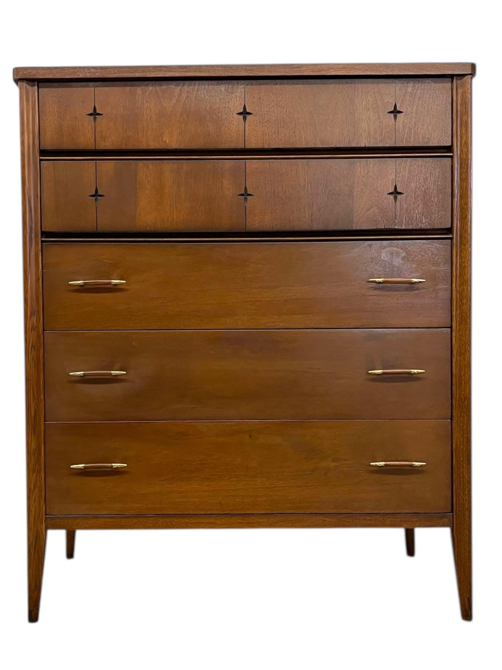 Mid-Century Modern Commode haute 