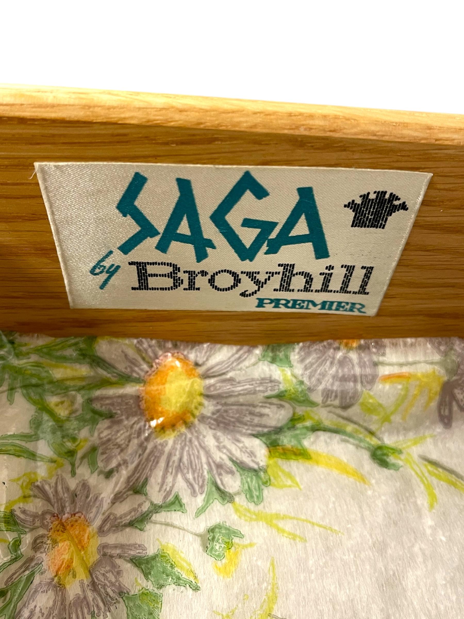 Set da camera da letto Broyhill Saga Mid-Century del 1960 - Comò a 6 cassetti e comò Highboy in vendita 4