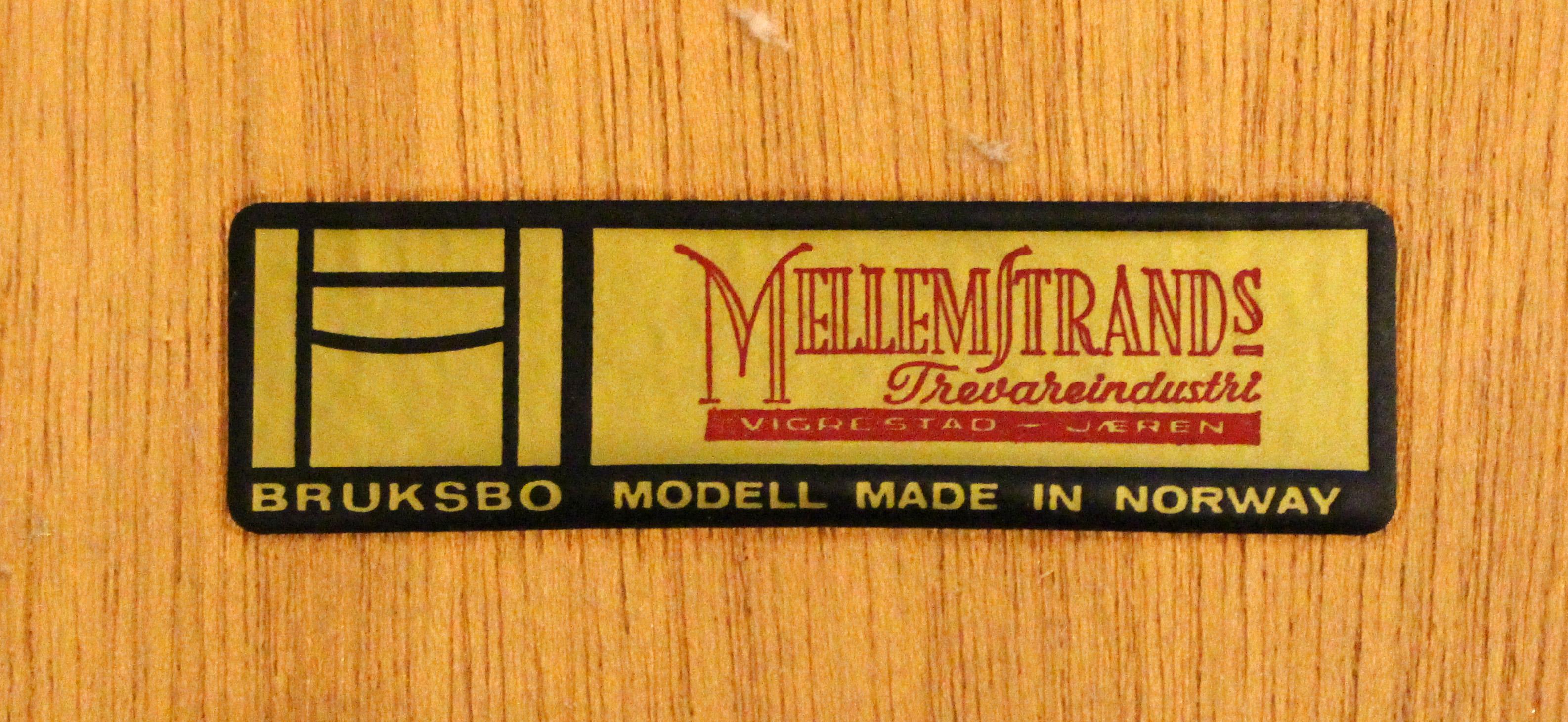Mid-20th Century 1960s Bruksbo Modell Norwegian Rolling Canterbury