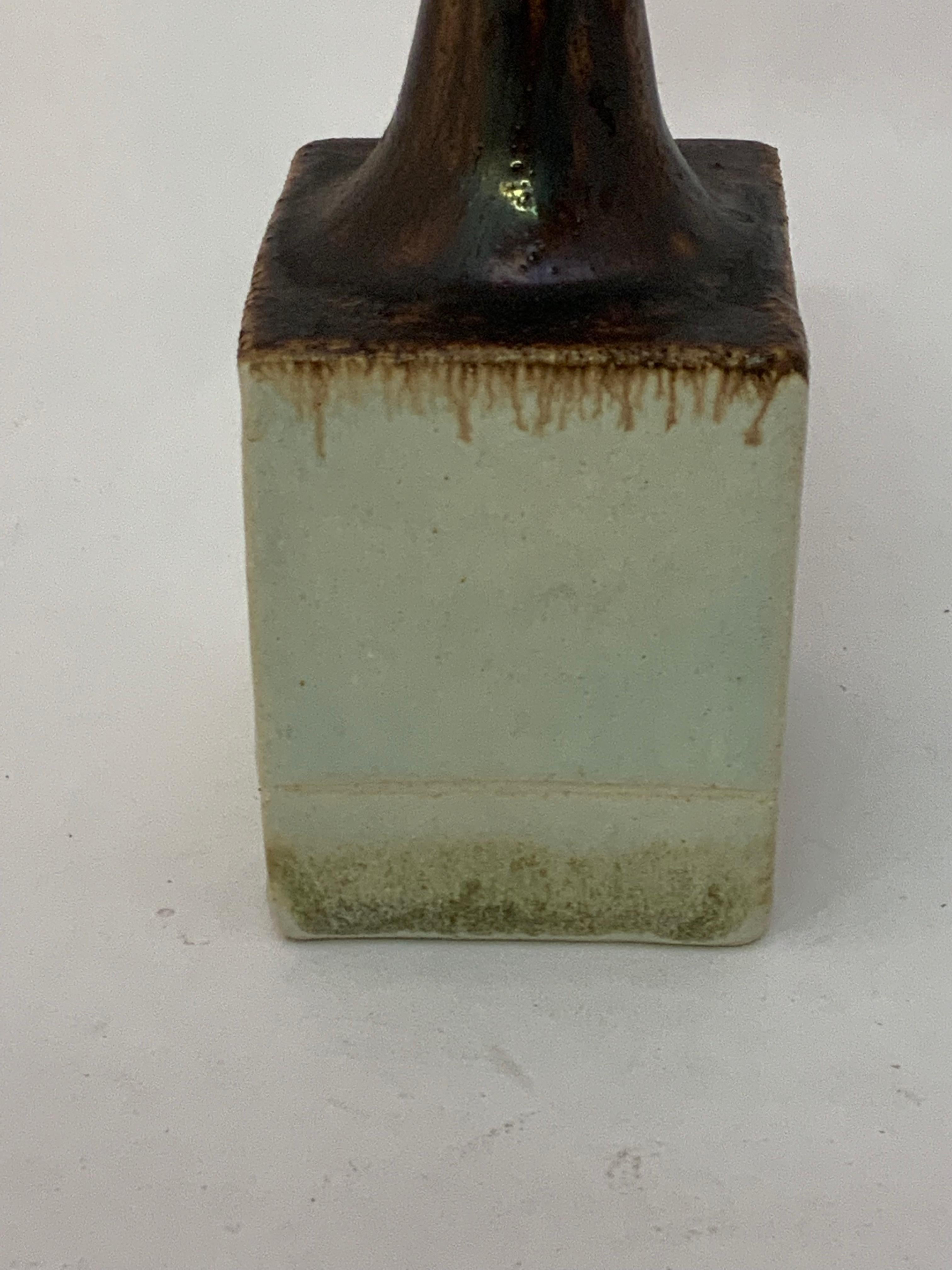 1960s Bruno Gambone Flared Ceramic Vase 1