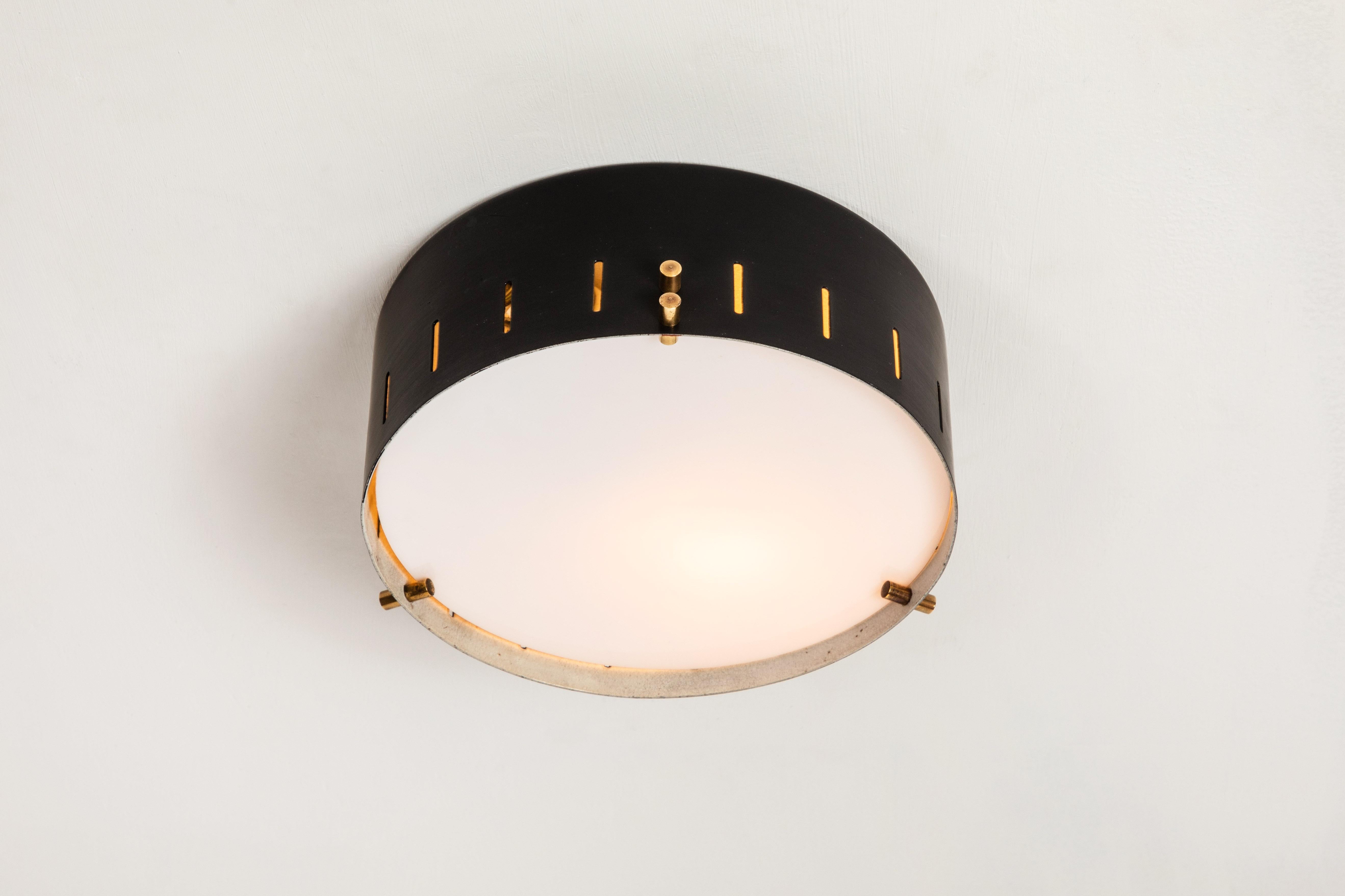 1960s Bruno Gatta Wall or Ceiling Light for Stilnovo In Good Condition In Glendale, CA