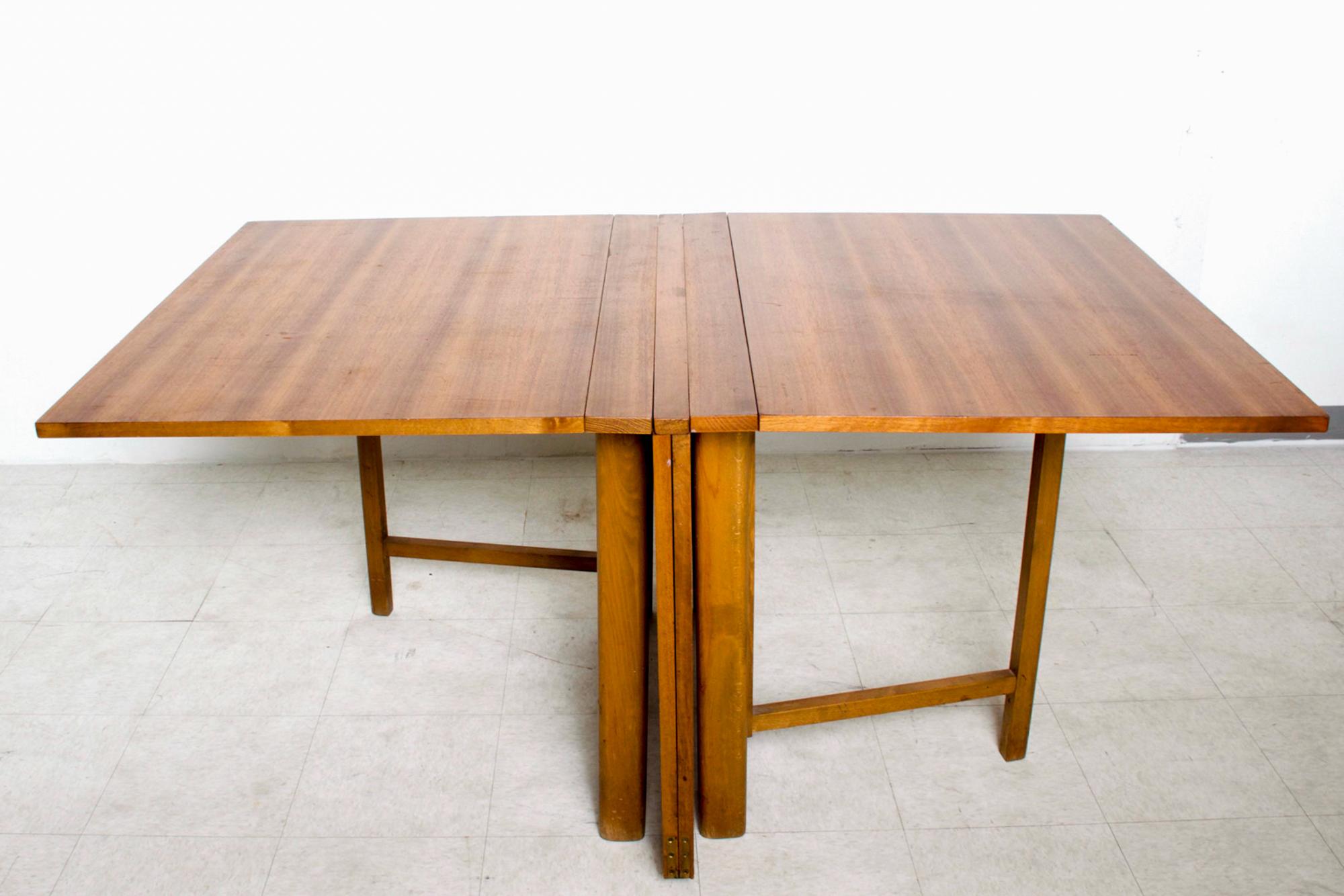 Scandinavian Modern 1960s Bruno Mathsson Maria Teak Wood Dining Table Versatile Size Gateleg Sweden