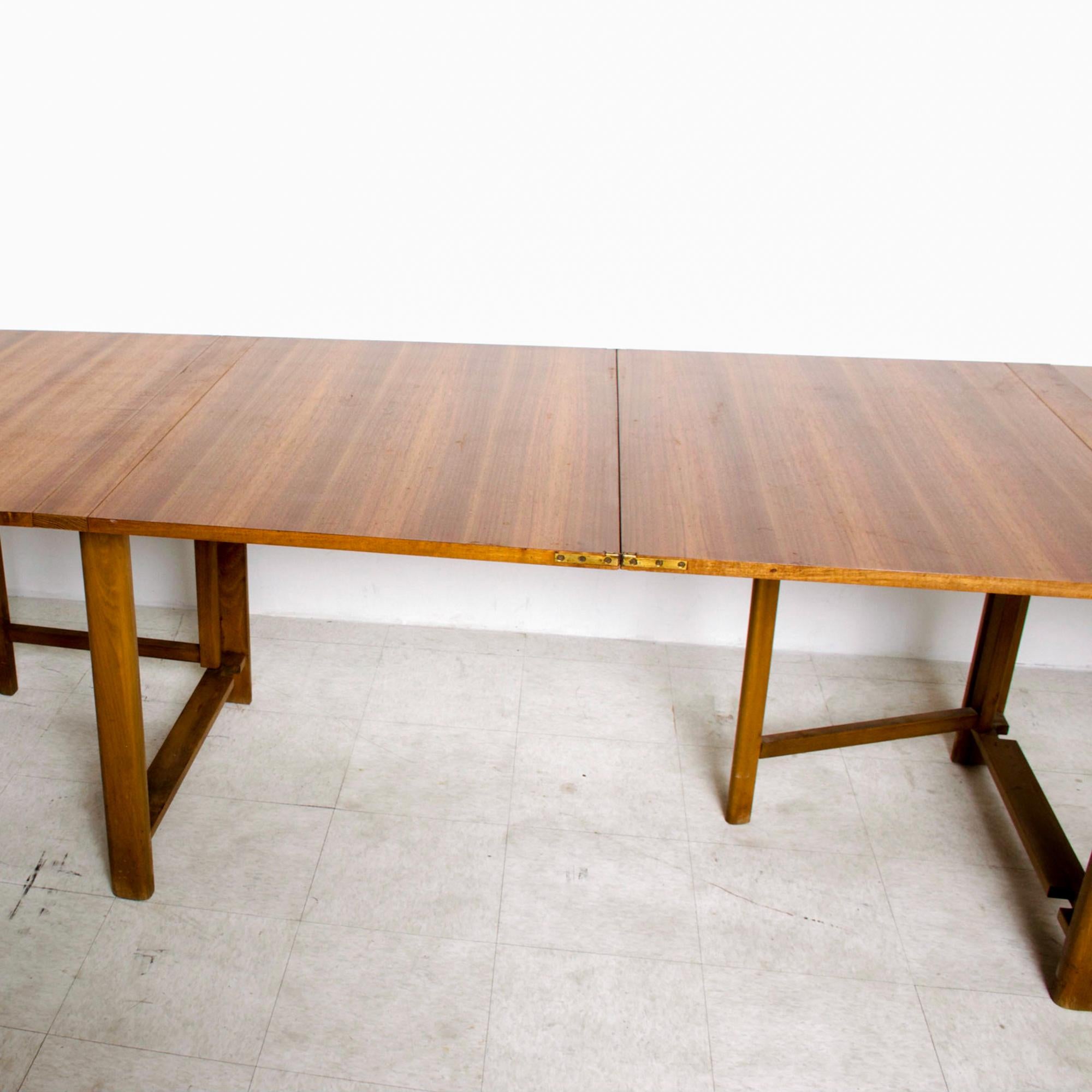 1960s Bruno Mathsson Maria Teak Wood Dining Table Versatile Size Gateleg Sweden 1