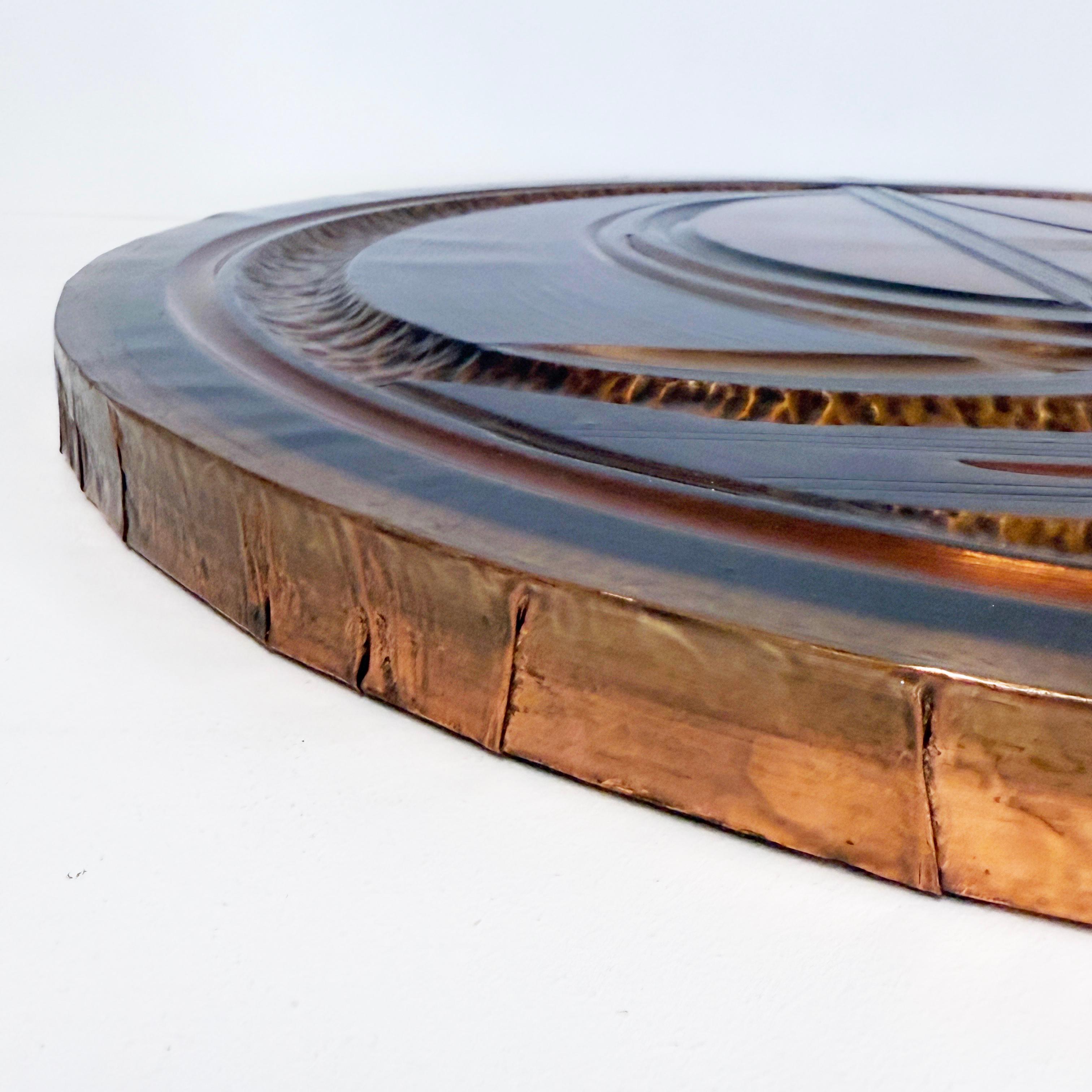 Brutalistische Kupferwandkunst aus den 1960er Jahren im Angebot 7