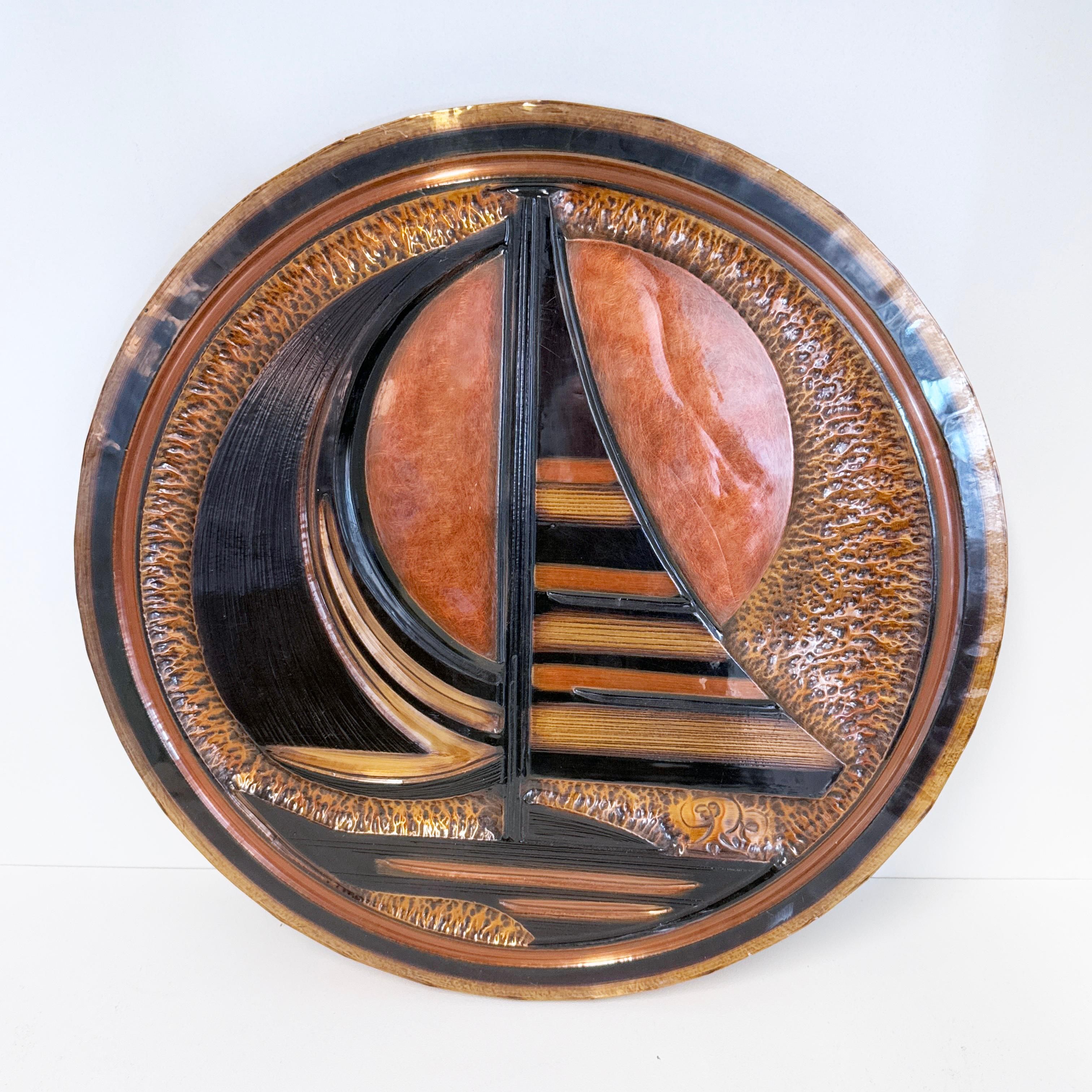 Brutalistische Kupferwandkunst aus den 1960er Jahren (Schweizerisch) im Angebot