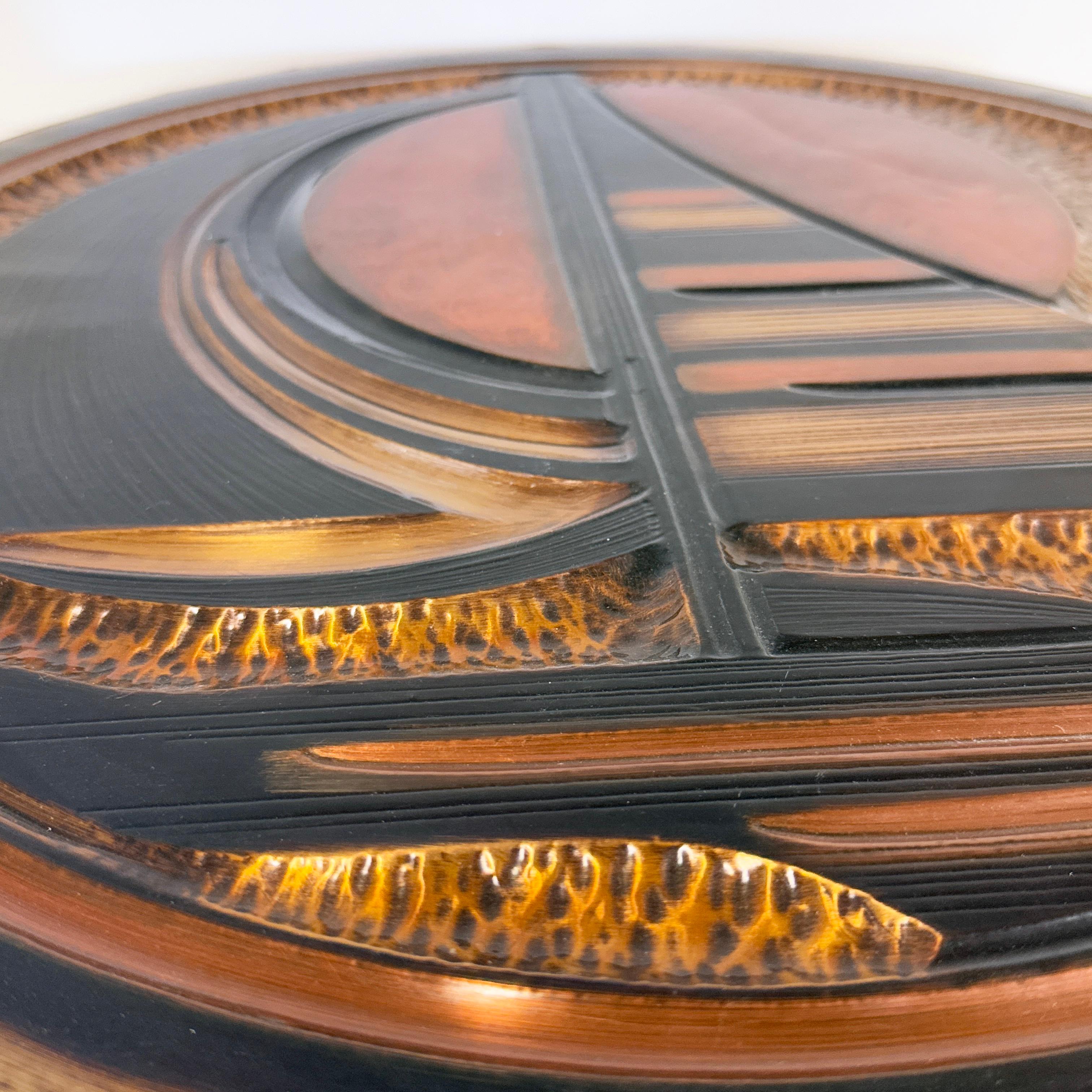 Brutalistische Kupferwandkunst aus den 1960er Jahren im Zustand „Hervorragend“ im Angebot in Bern, CH