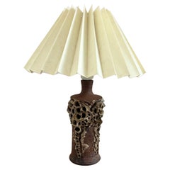Lampe de table danoise brutaliste des années 1960 par Bodil Marie Nielsen
