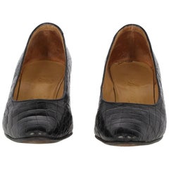1960s Buccioni Crocodile Vintage Pumps