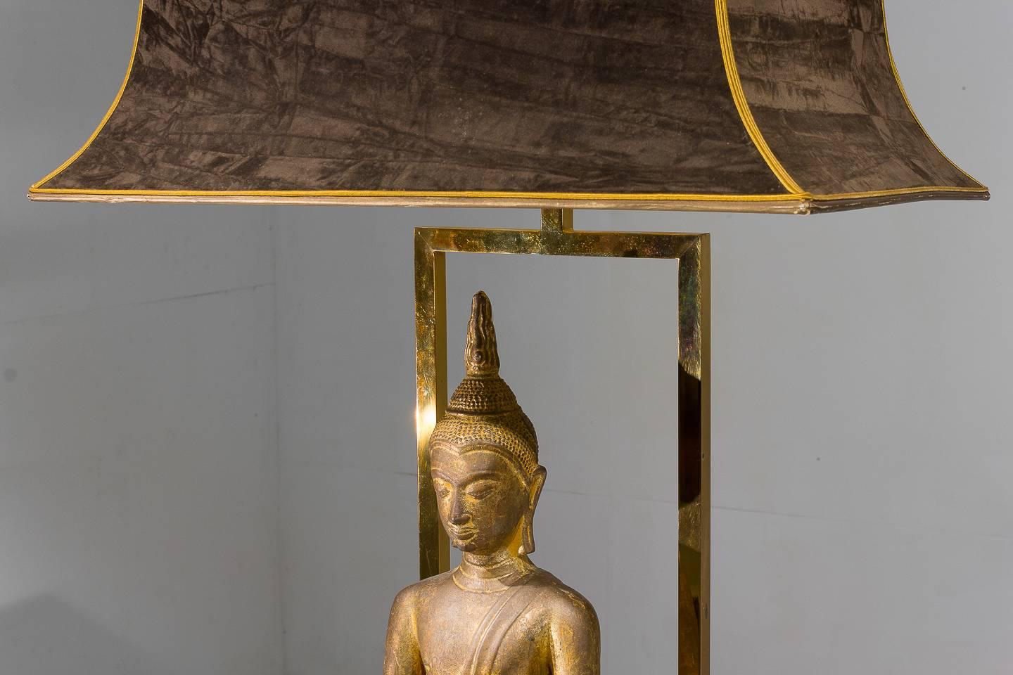 French 1960s Buddha Lamp