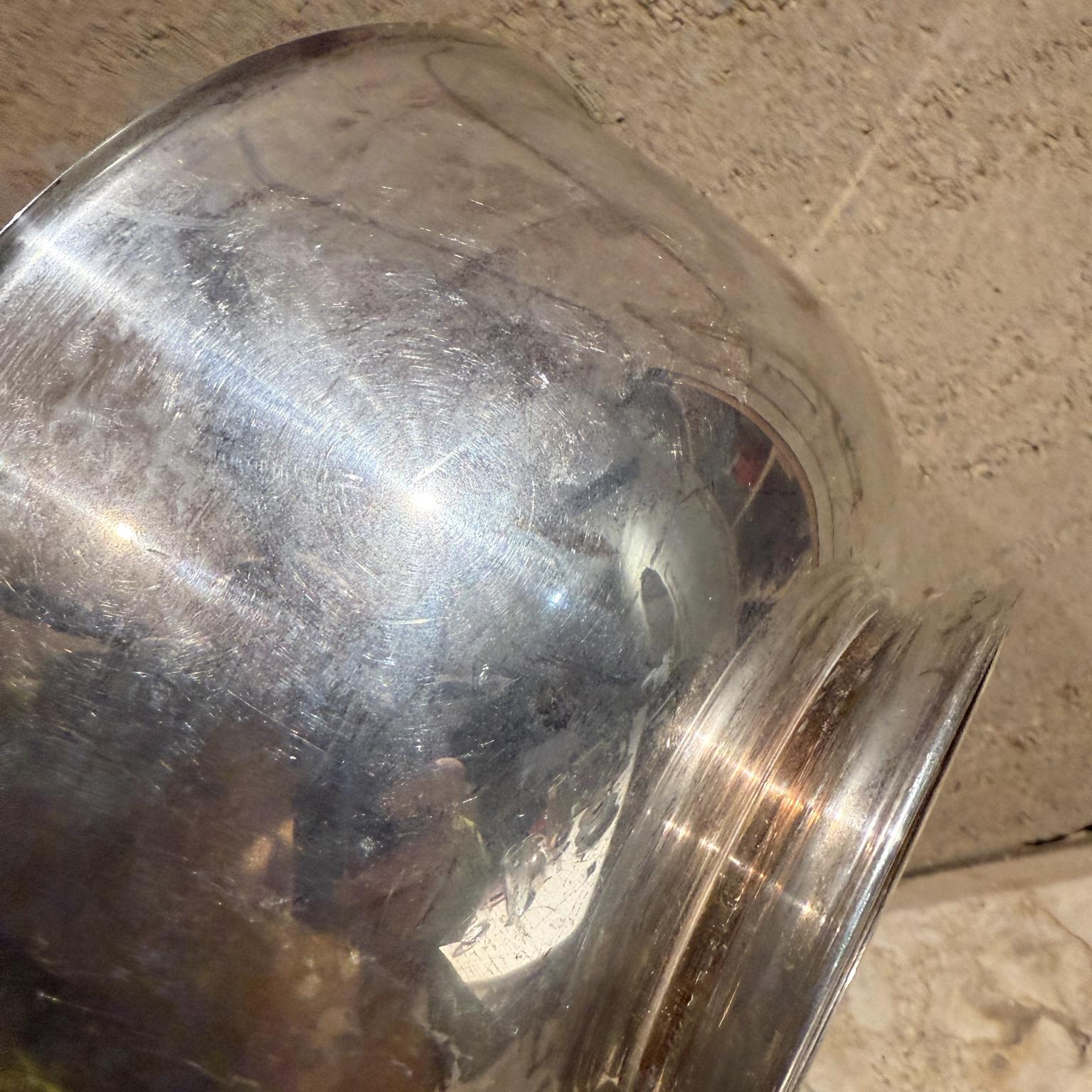 Silver Plate 1960s Bullocks Silverplated Bowl Los Angeles For Sale