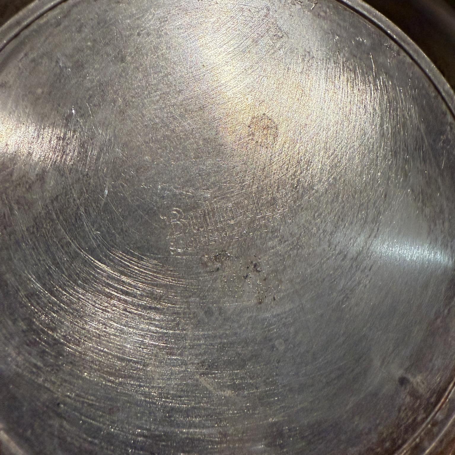1960s Bullocks Silverplated Bowl Los Angeles For Sale 2