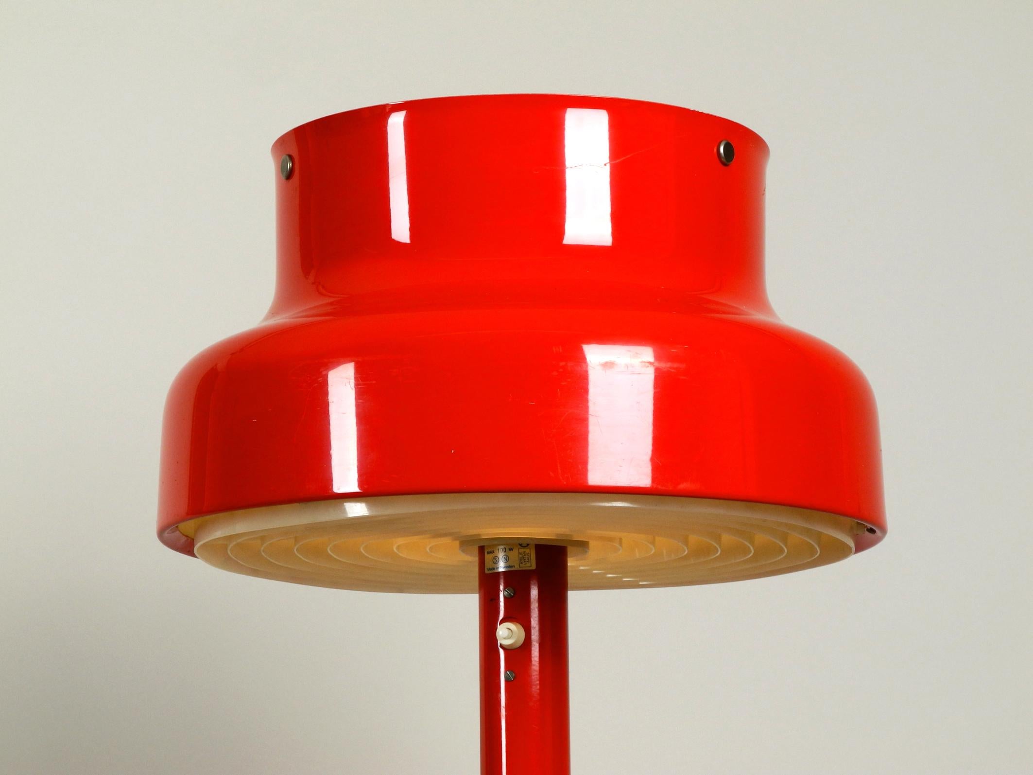 1960s Bumling Floor Lamp in Red, Design 1968 by Anders Pehrson for Ateljé Lyktan 7