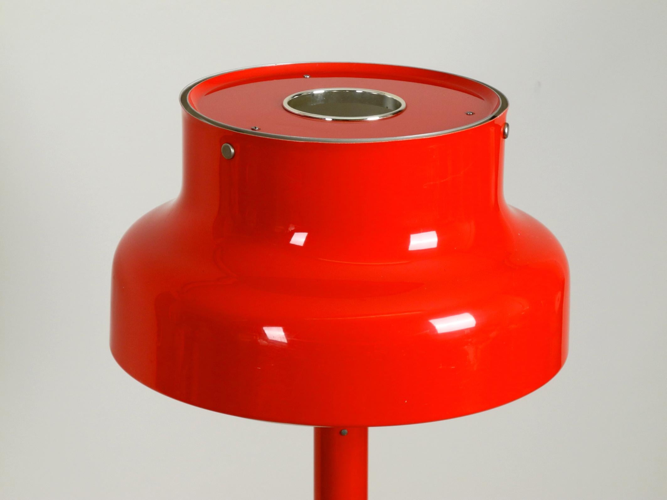 1960s Bumling Floor Lamp in Red, Design 1968 by Anders Pehrson for Ateljé Lyktan In Good Condition In München, DE