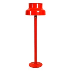 1960s Bumling Floor Lamp in Red, Design 1968 by Anders Pehrson for Ateljé Lyktan
