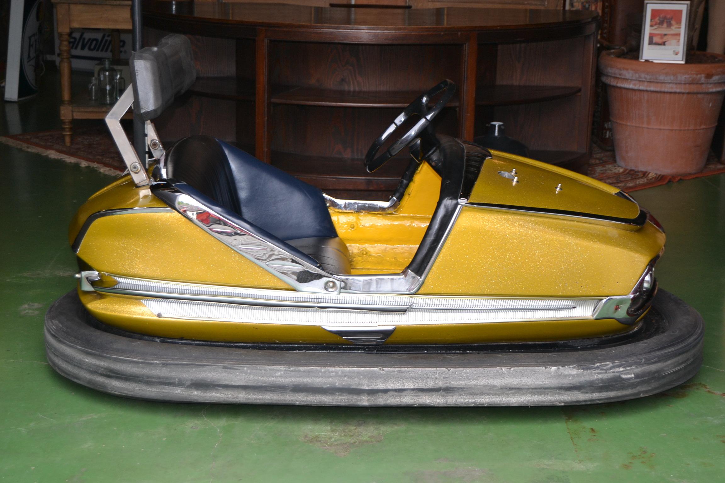 French 1960s Bumper Car with Lots of Chrome, Reverchon, France
