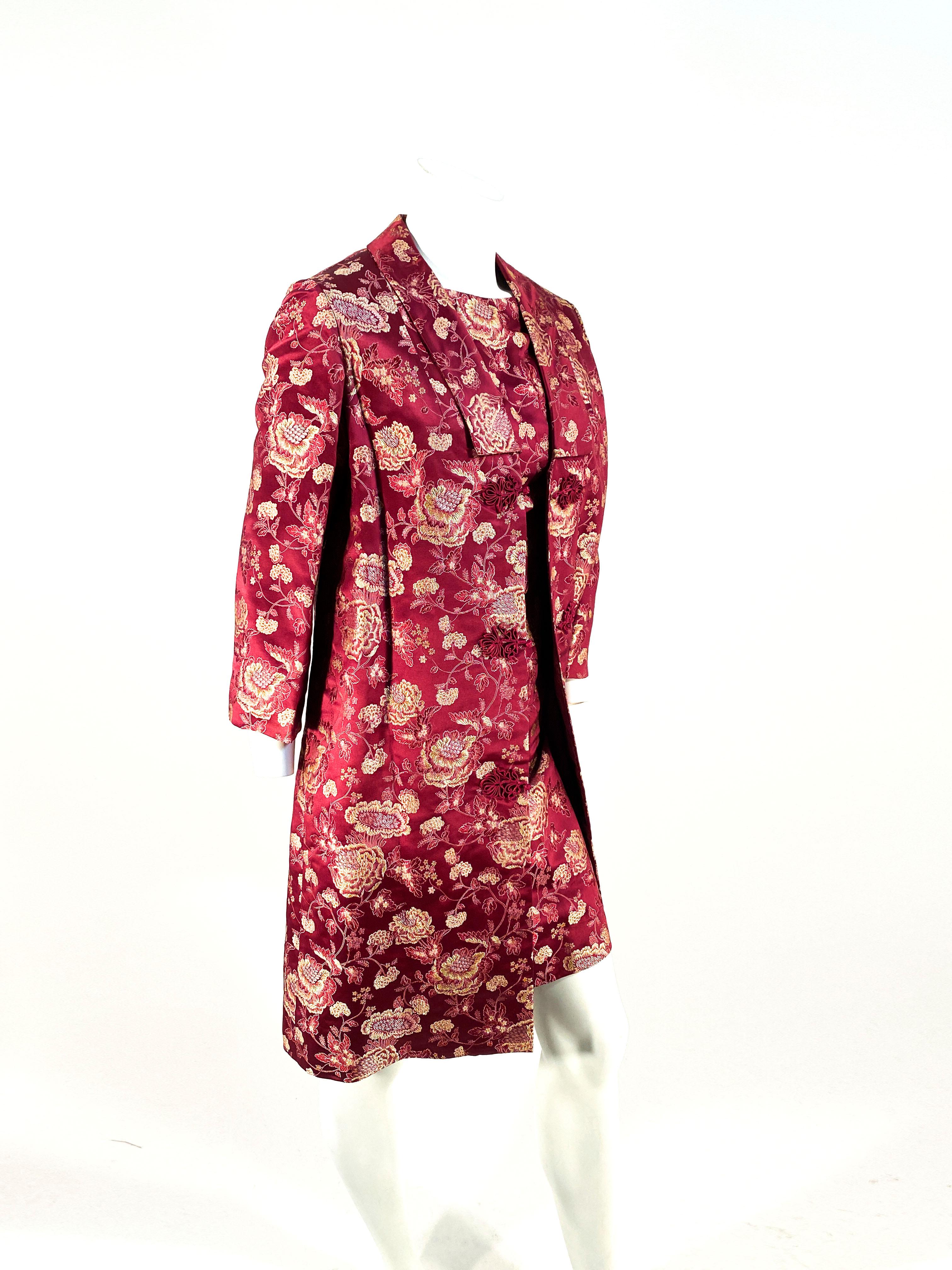 brocade coat dress
