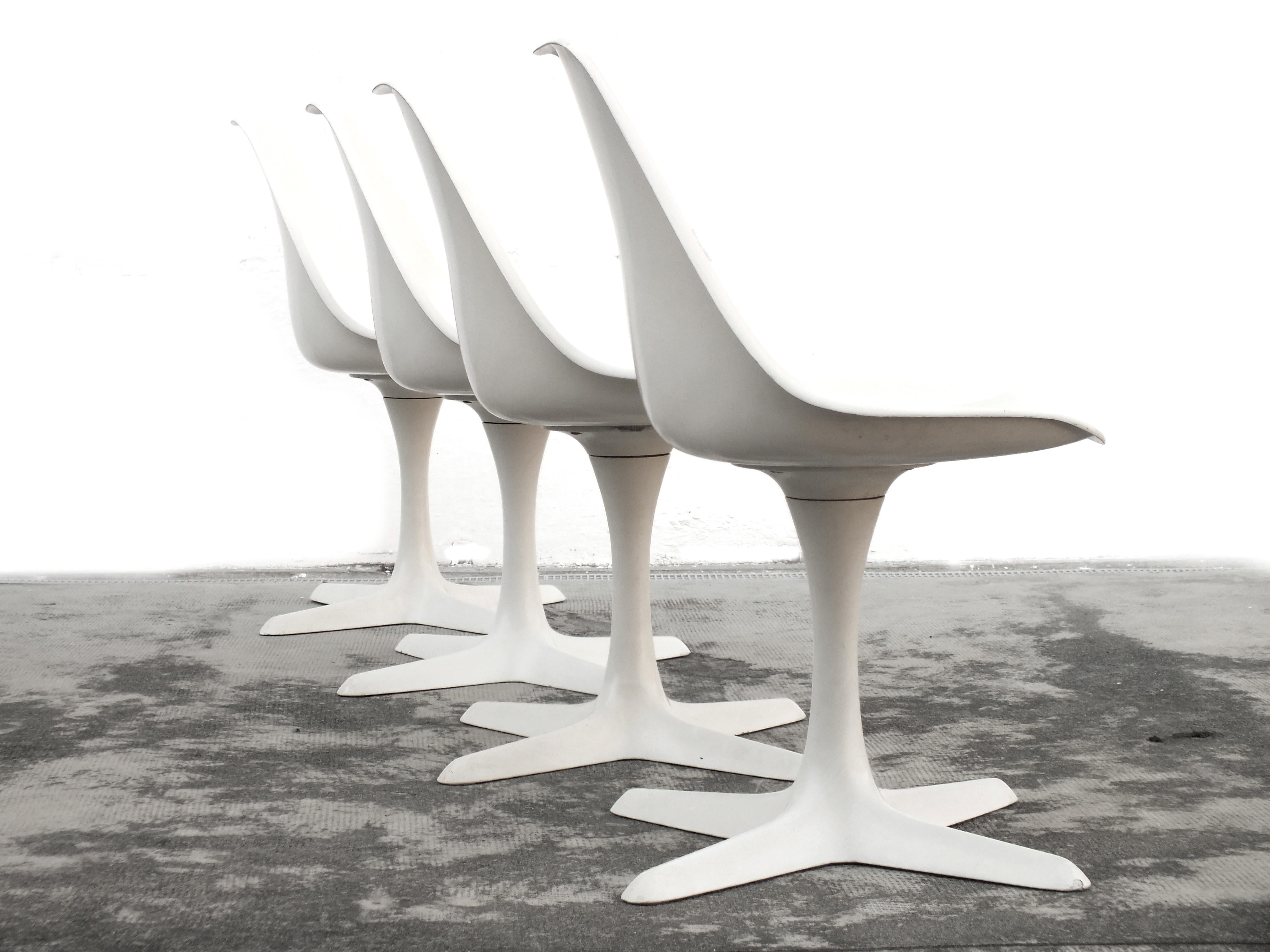 Set von 4 Burke Maurice Design Years für Arkana British Prod-Stühle, 1960er Jahre (Ende des 20. Jahrhunderts) im Angebot