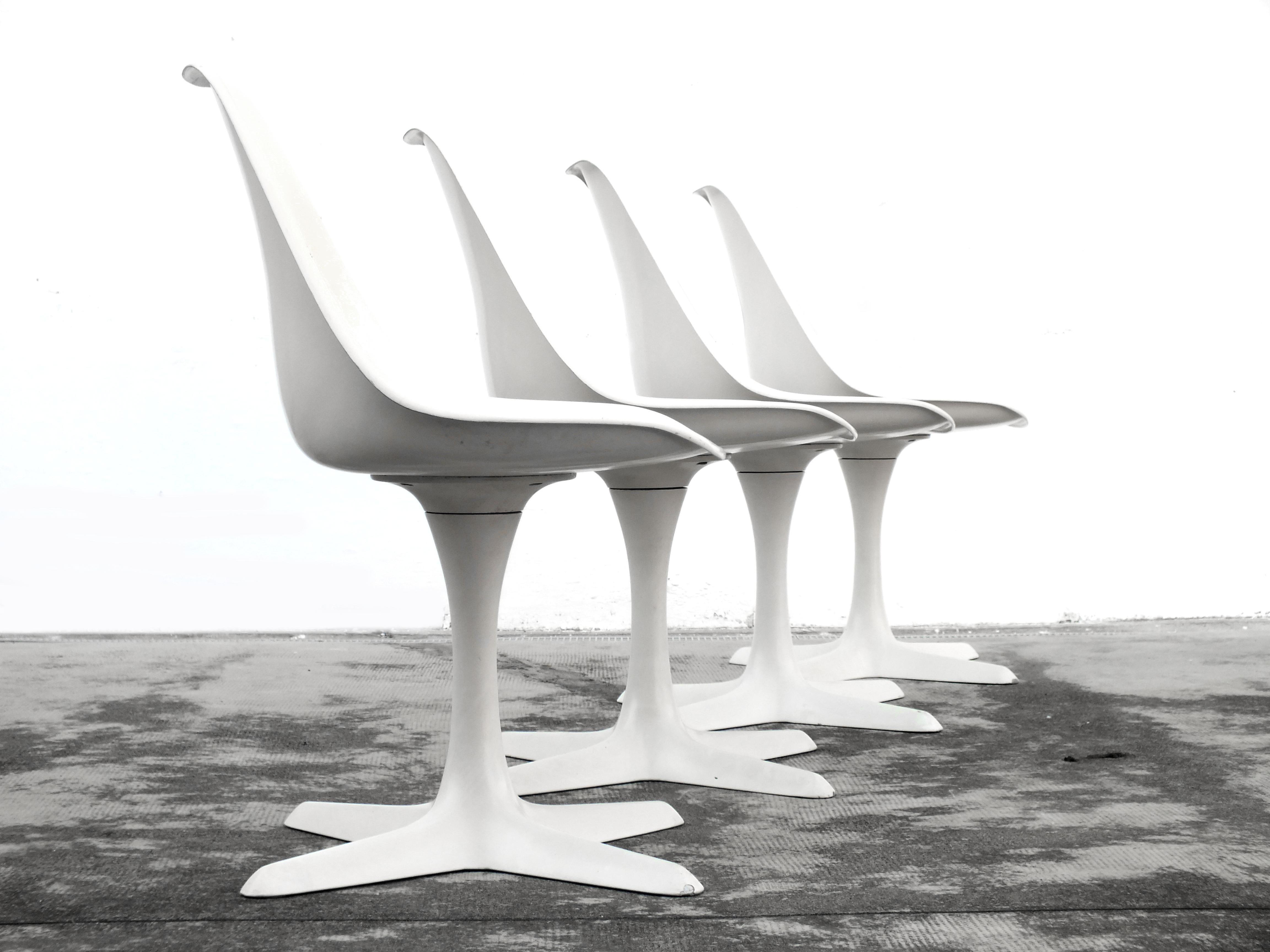 Set von 4 Burke Maurice Design Years für Arkana British Prod-Stühle, 1960er Jahre im Angebot 2