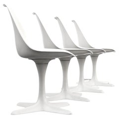 1960s Burke Maurice Design Years for Arkana British Prod Chairs, Set of 4