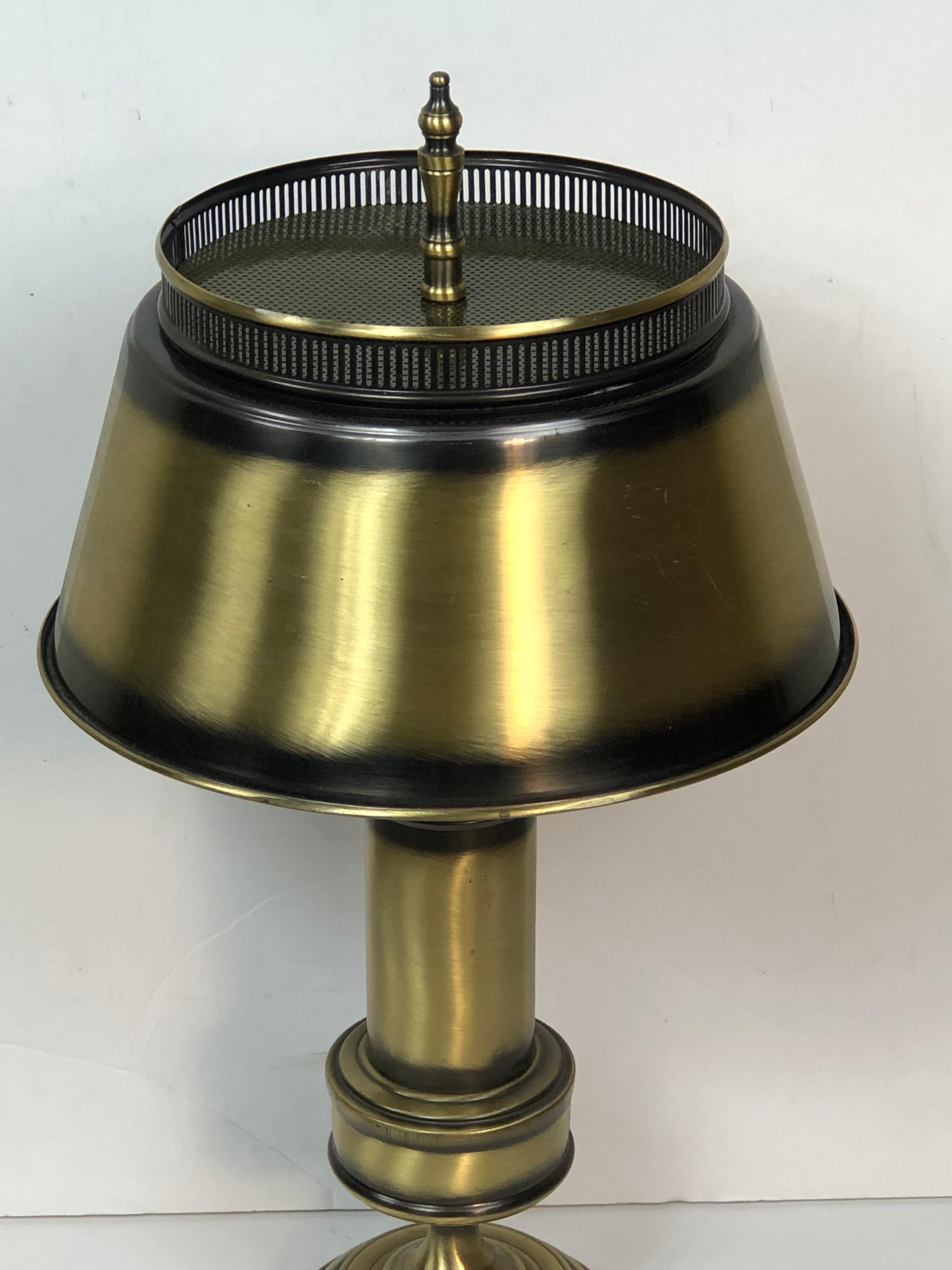 20th Century 1960s Burnished Brass Table Lamp For Sale