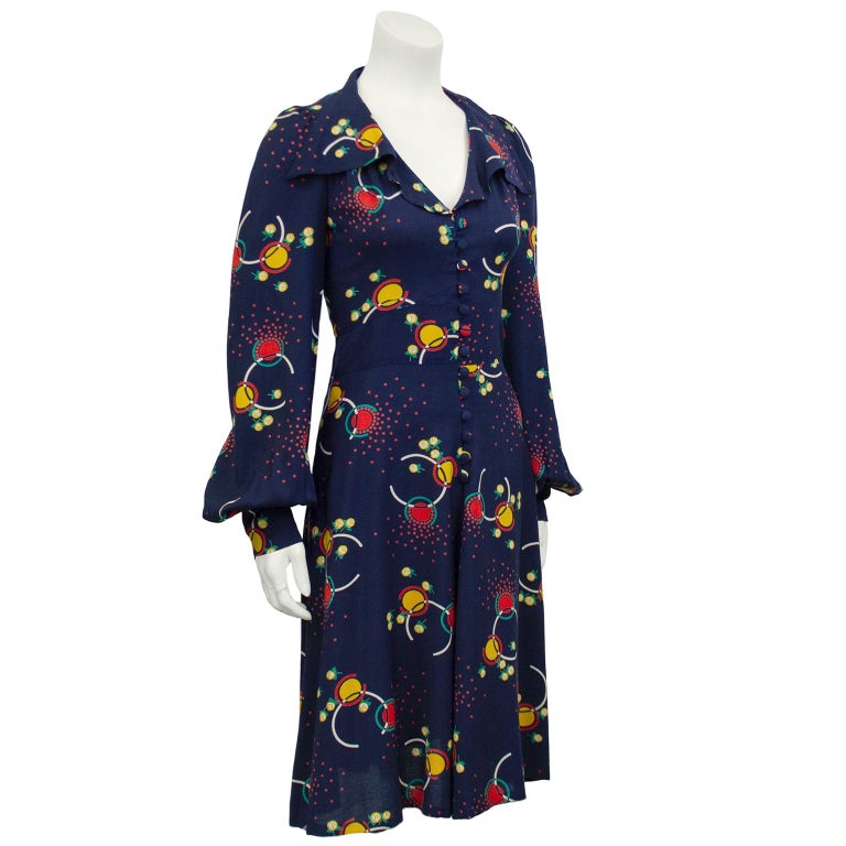 1960s Lee Bender for Bus Stop Bell Sleeve Dress