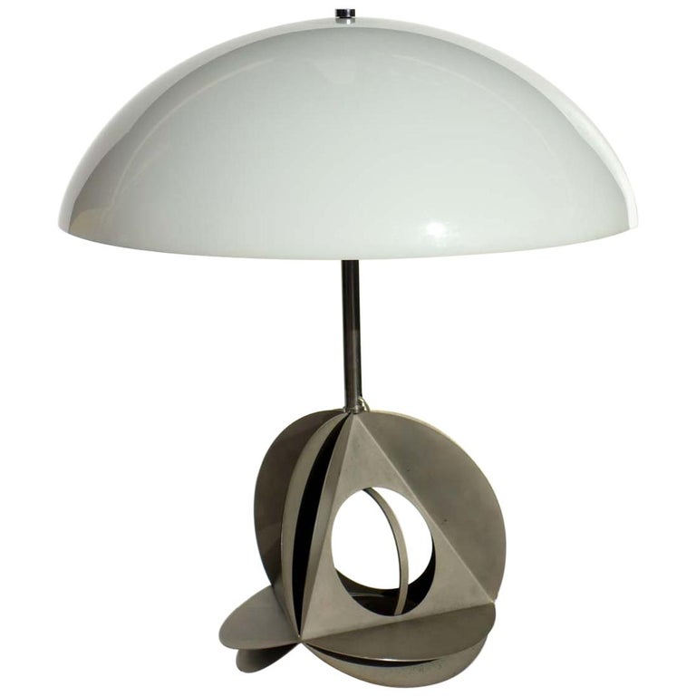 1960s by Bruno Munari Italian Design Sculpture Table Lamp For Sale