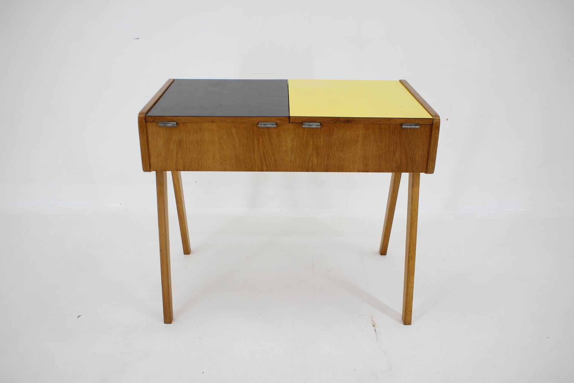 1960s Cabinet/Table with Mirror, Czechoslovakia For Sale 4