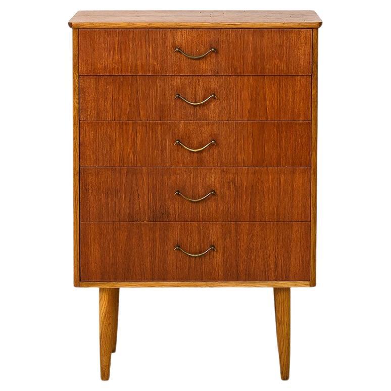 1960s Cabinet with Brass Handles