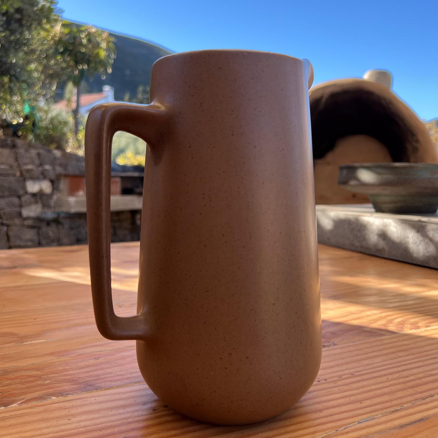 Brocca in ceramica Stoneware 1960s Metlox Manhattan Beach in vendita 3