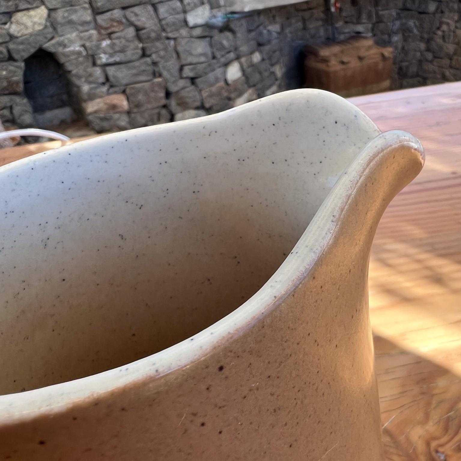 1960s Stoneware Pottery Ceramic Pitcher Metlox Manhattan Beach For Sale 3