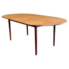 1960s Canadian Teak Dining Table with Butterfly Leaf