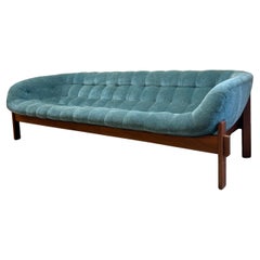 1960s Canadian Teak Tub Sofa by R Huber